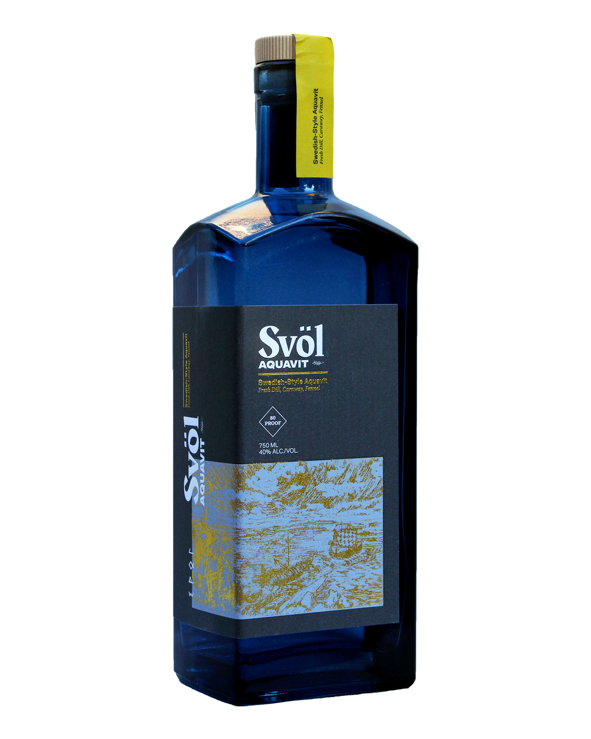 Svöl Swedish-Style Aquavit bottle